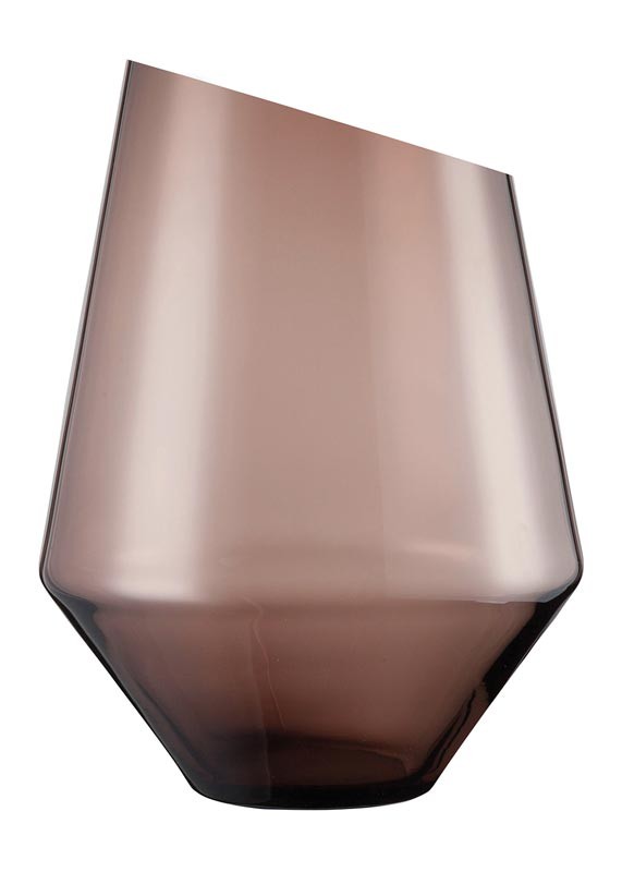 Vase "Diamonds" 35,9cm, smoky (118886)